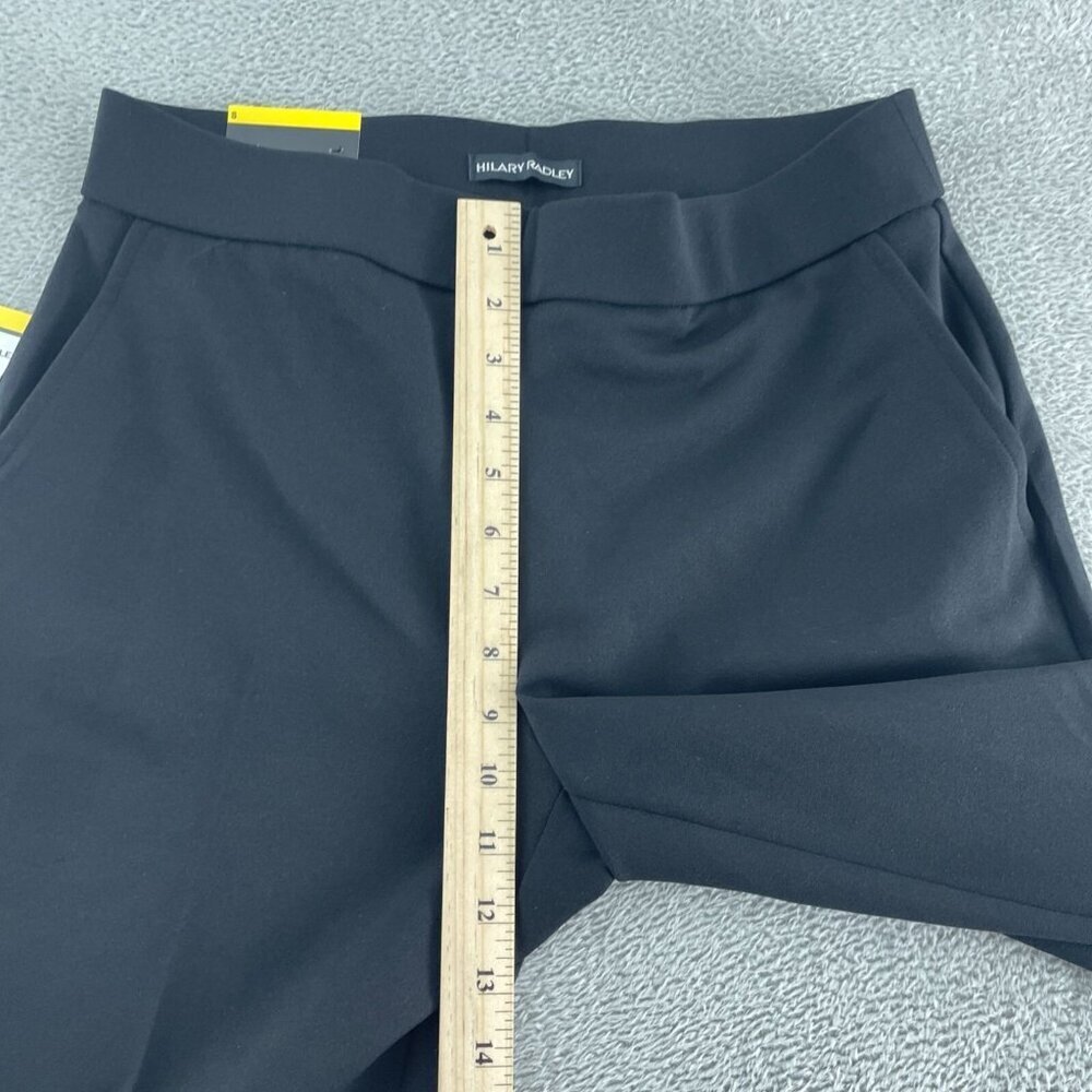Hilary Radley Black Slim Leg Pants S Mid Rise 26" Inseam NWT 5187 - Picture 7 of 9